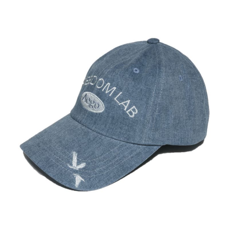 AEGO Freedom Lab Signature logo cap_light denim