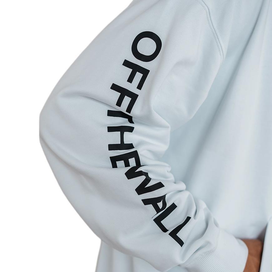 Vans FW22 Logo-Print Kapuzenpullover mit Kordelzug Unisex Kapuzenpullover Weiß VN00090UWHT
