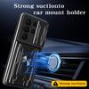 For Samsung Galaxy S25 Ultra Case PC+TPU Kickstand Phone Back Cover with Camera Slider