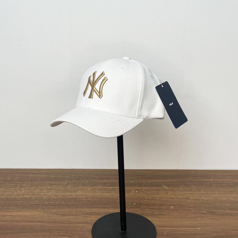 Verstellbare NY Yankees & LA Duckbill Baseballkappe mit festem Oberteil und großem Logo für Männer & Frauen