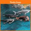 Detailed Plastic Ocean Animal Figures Including Dragon Whale Shark Sea Lion And Beaked Whale For Kids