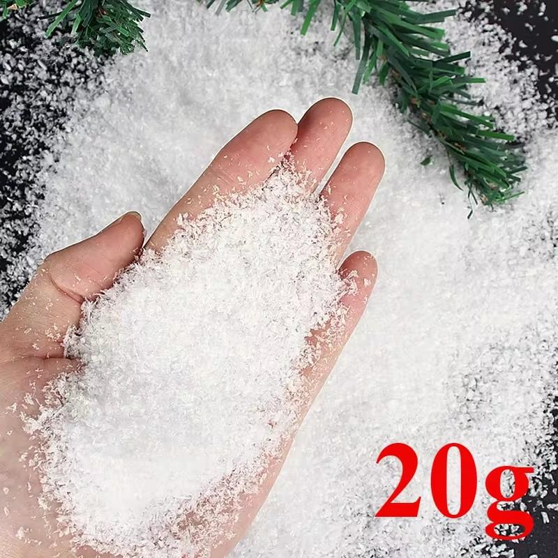 

Искусственный дрейфующий снежный порошок Замороженная вечеринка Снежная королева Рождественская вечеринка Украшение Пушистые искусственные снежинки Зимнее украшение