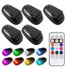 5PCS Solar Cab Lights Wireless Waterproof Cab Roof Lights No Drill Solar Powered Cab Lights For Trucks