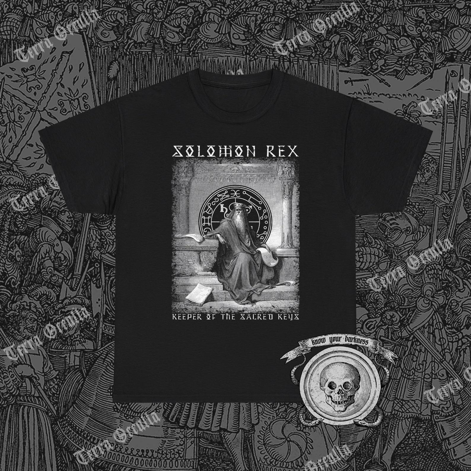 King Solomon Shirt, Solomon Seal, Esoteric Symbolism, Occultism, Mysticism XL