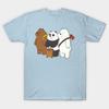 We Bare Bears Art Women T-Shirts Cotton Short Sleeve O Neck Lady Tshirt Clothing Personality Tee