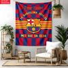 FC Barcelona Vlastní jméno Gobelín Personalizované Nástěnné Umění Závěsný Bohemský Domácí Dekorace pro Ložnici Kolej Obývací Pokoj