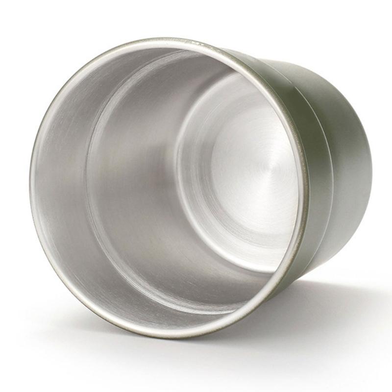 5/6pcs Stackable Camping Water Cup 300ml Teas Coffees Milk Beer Mug Stainless Steels Drinking Cups Outdoor Travel Cups
