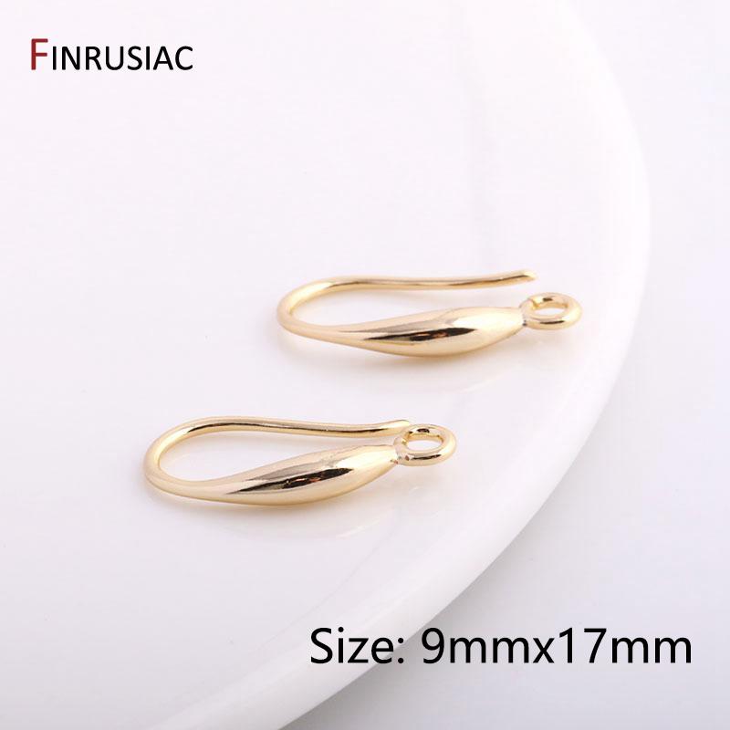 Earrings Making Supplies 14K Gold Plated Brass Heart Star Pendant Charms DIY Necklace Bracelet Jewelry Findings Wholesale