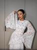 2025 Spring Elegant Floral Long Sleeve Dress for Women - Soft, Sweet, and Comfortable