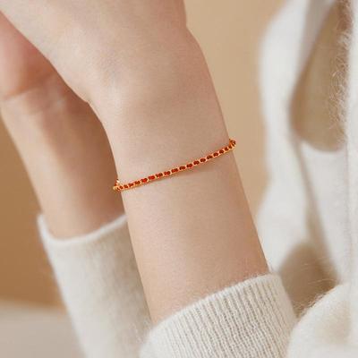 Handmade Bracelets Fortune-Turning Couple Zodiac Years Red Rope Bracelets Braided Hand Rope For Women Men
