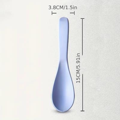4pcs, Soup Spoons, Microwave Dishwasher Safe Meal Spoon, 5.9 Inch European Style Spoon Sets, Reusable, For Home Kitchen Restaura