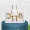 Rotatable Socket Converter 180 Degree Multi Plug Slim Wireless Outlet Adapter