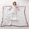 Newborn Bamboo Cotton Gauze Baby Blanket - 6 Layer, All-Season Swaddle & A/C Cover