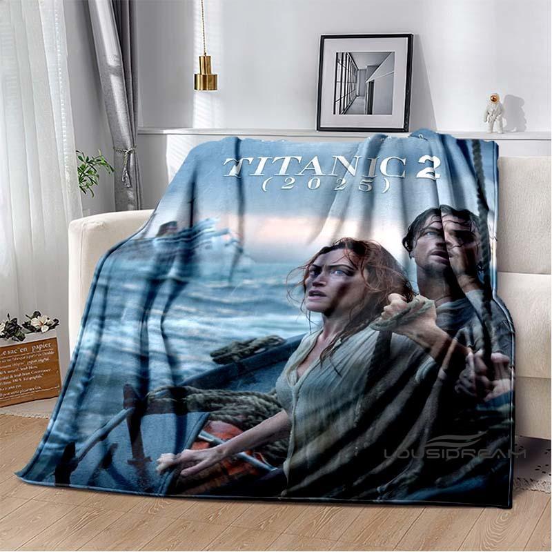 (Titanic) Flannel Blankets Are Suitable for Bedrooms, Living Rooms, Beds, Camping, Picnics, Offices, and Other Places.
