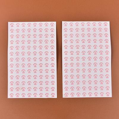 Tear Up Invalid English Stickers Fragile Stickers English Product Warranty Stickers Fragile Tamper-Proof Labels