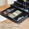 Perfume Holder Organizer Fragrance Rack Three-Layer Perfume Holder Fragrance Display Black Perfume Organizer With Drawers