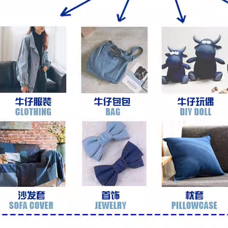 150x50cm Baumwolle Mode Stil Leopardenmuster Garngefärbt Jaquard Gewaschener Denim Stoff Für Kleidung Rock Hose Handgemacht DIY Stoff
