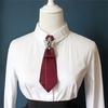 Uniform Ties For Janpanese JK Uniform Cosplay Accessory Neckwear jk seifuku Anime Necktie with Rhinestones Metal Charm