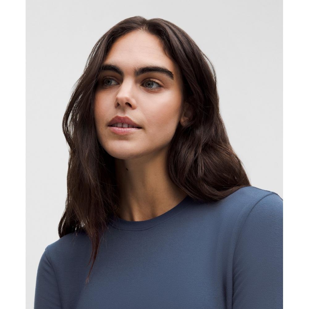 Lululemon Love Long Sleeve Shirt  Becalm Club Blue