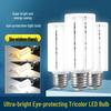 Oulanwei LED Corn Bulb E14/E27 Base Energy-Saving Bright Chandelier Lamp with Three-Color Change