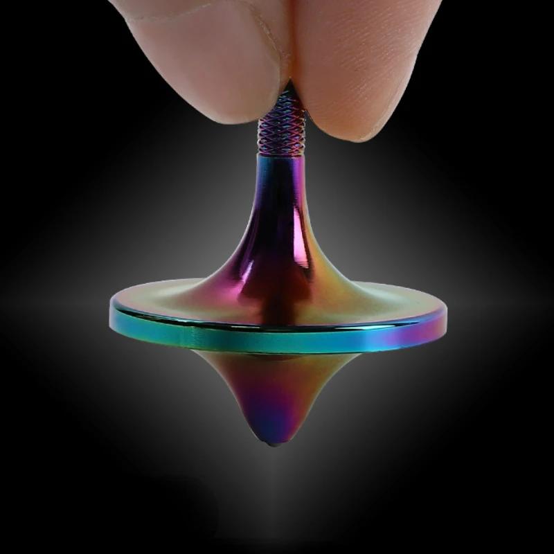 Inception Space Metalen Messing Spinning Top Stress Relief Speelgoed Gyro Creatief Bureaublad Kleine Fidget Spinner Volwassenen