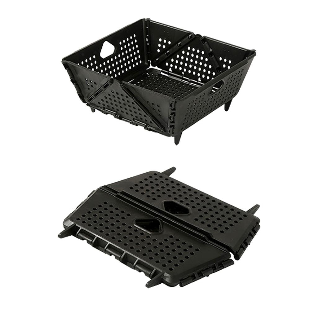 Plastic Collapsible Colander Kitchen Food Strainer for Fruit, Vegetables Foldable Drain Basket with