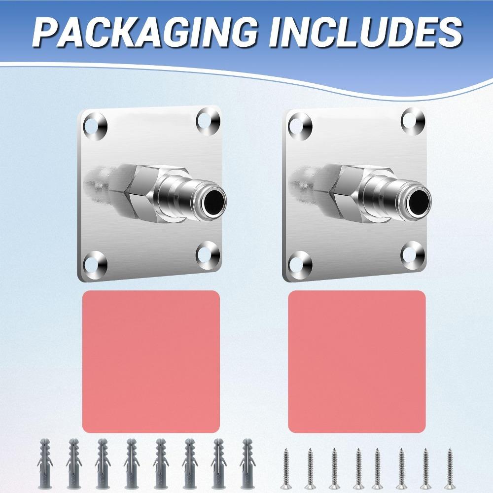 

Аксессуары для стеллажа для хранения Держатель для мойки высокого давления Держатель из нержавеющей стали для гаражной мастерской