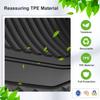 For GMC Hummer EV SUV 2022- 2024 2025 Car Floor Mats Trunk Backrest Pad All Weather Floor Liner TPE 3D Foot Mat Black