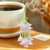 Exquisite Simulated Lily Of The Valley Pendant New Chinese Style Gradient Flower Keychain Car Ornaments For Women Bag Decoration