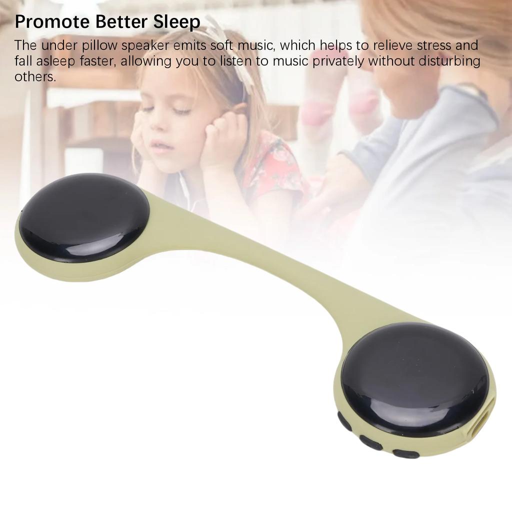 Csontvezetős Párna Hangszóró 10 Nyugtató Hanggal Bluetooth Párna Alatti Hangszóró Sztereó Basszus Fehér Zaj Időzítővel Alváshoz
