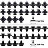 100PCS Car Retainer Set, 5 Types, for Toyota RAV4 and Camry Bumper Fasteners