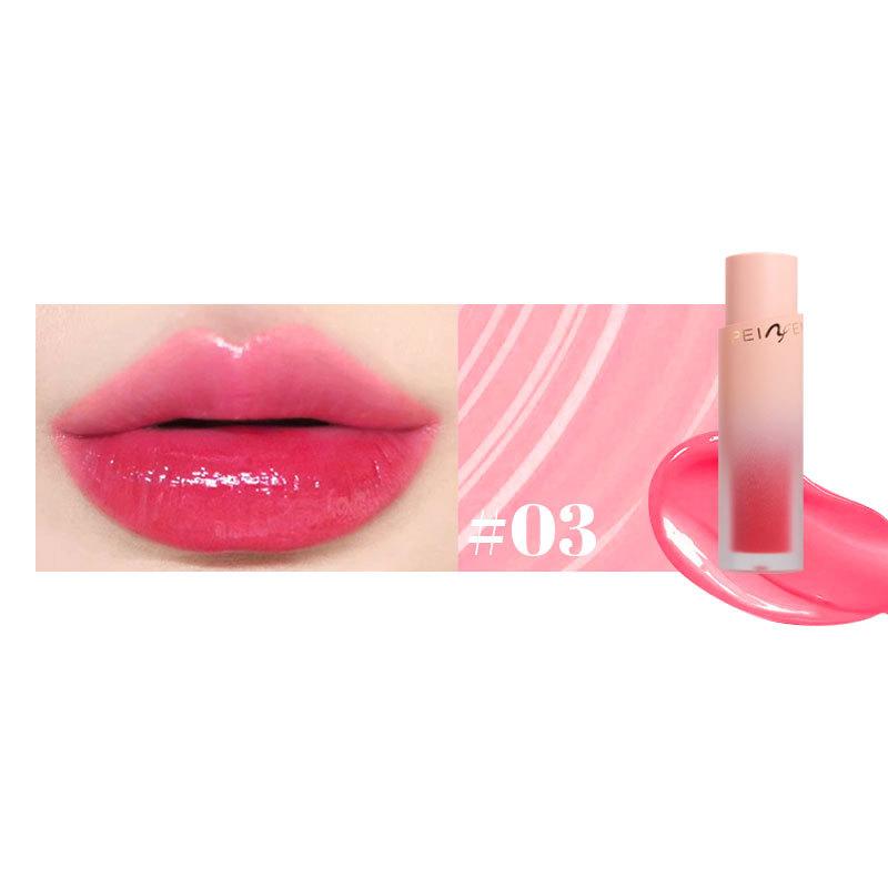 Water Light Moisturizing Lipstick, Mirror and Brightening Lip Gloss Easy To Color Lip Glaze