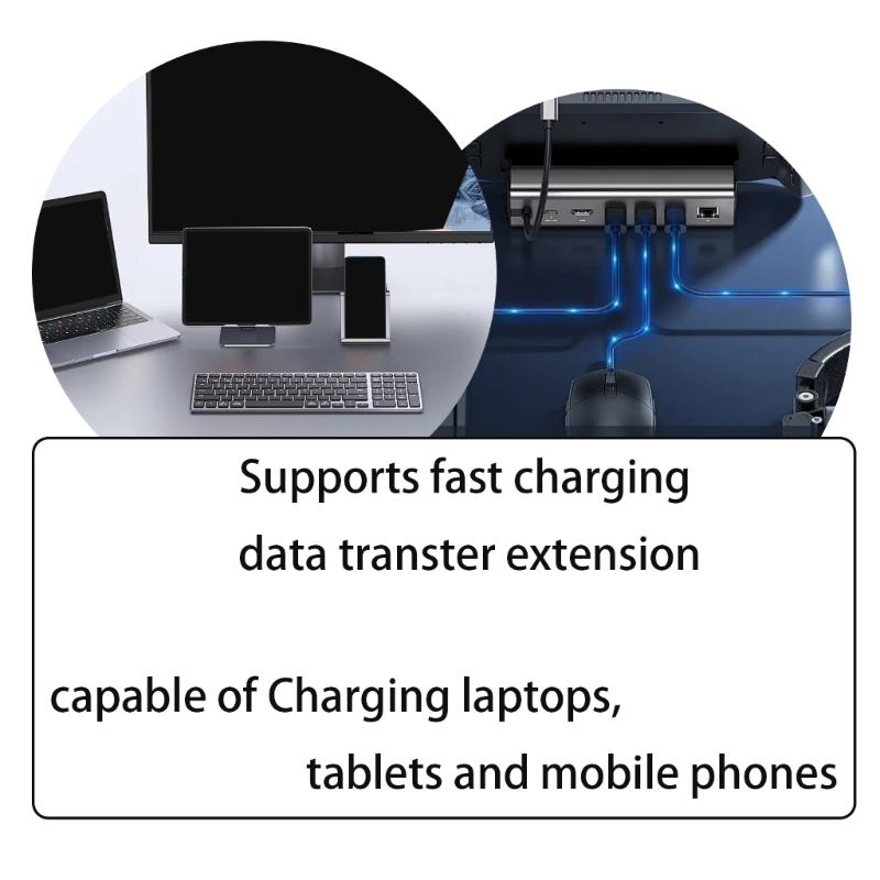 USB C Adapter Type C Coupler Supports 60W Fast Charging and Efficient Data Transfer Male to Female/Male
