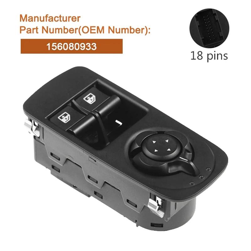 156080933 156085172 Car Window Switch Car Accessories for ALFA ROMEO Mito 955 2008-2018