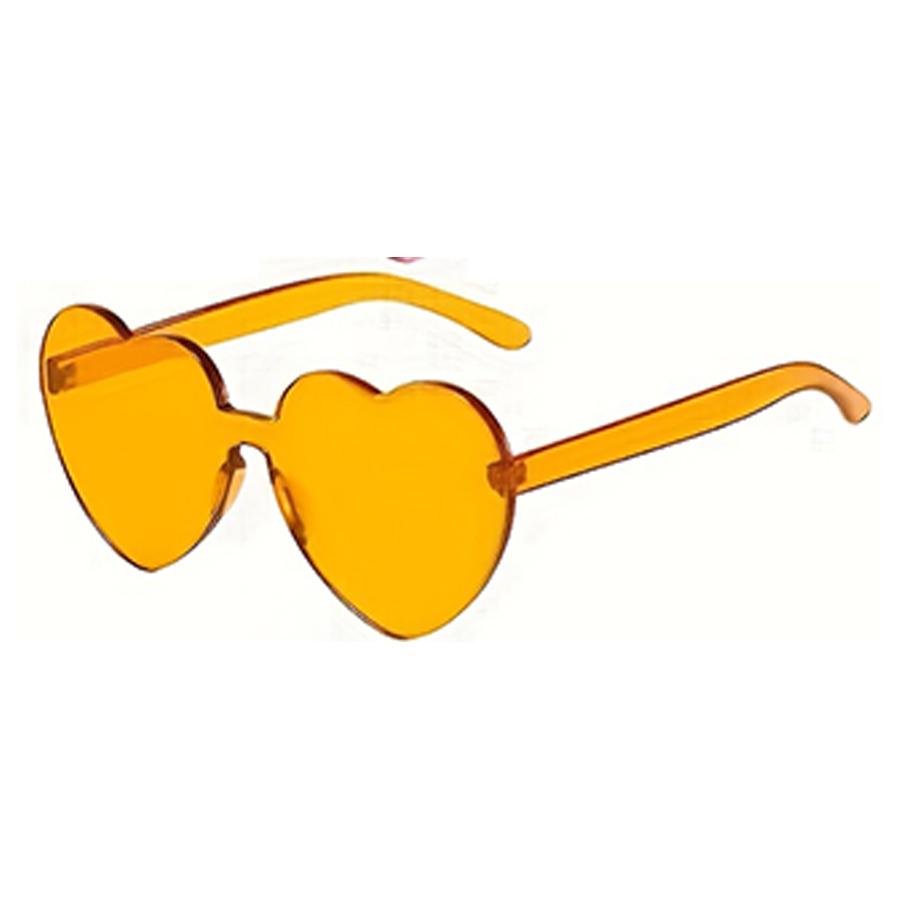 Colorful Candy Style Heart-Shaped Fashionable Glasses - Multiple Colors Available for Holiday Costume Eye Wear