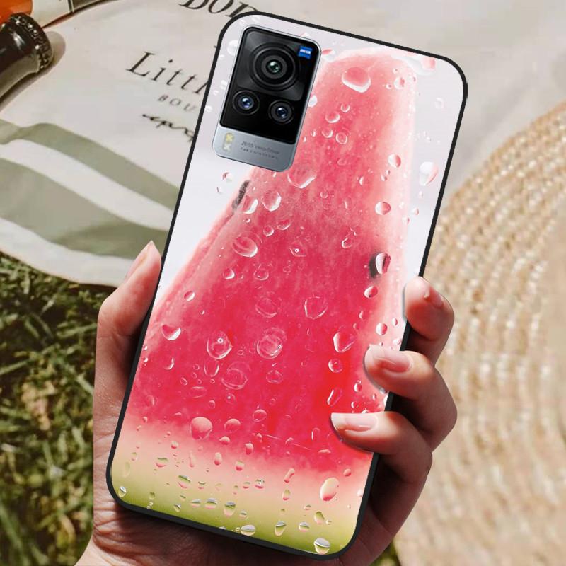 For Vivo X60 Pro Global Version Case Cat Wolf Painted Soft Silicone Phone Cases for Vivo X60 Pro Back Cover X60Pro V2046 Coque