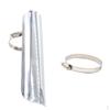 Motorcycle Exhaust Muffler Pipe Protector Heat Shield for Chrome