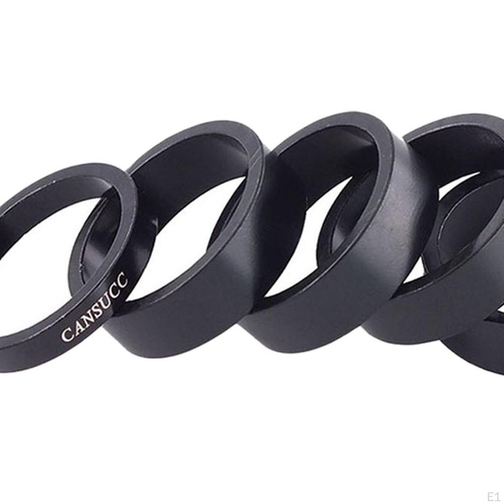 Headset Spacer, 6-Piece Aluminum Alloy, Stem Spacers Fit for The