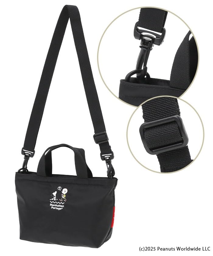 PEANUTS Tote Bag MP1381PNS25 Black [Manhattan Portage]
