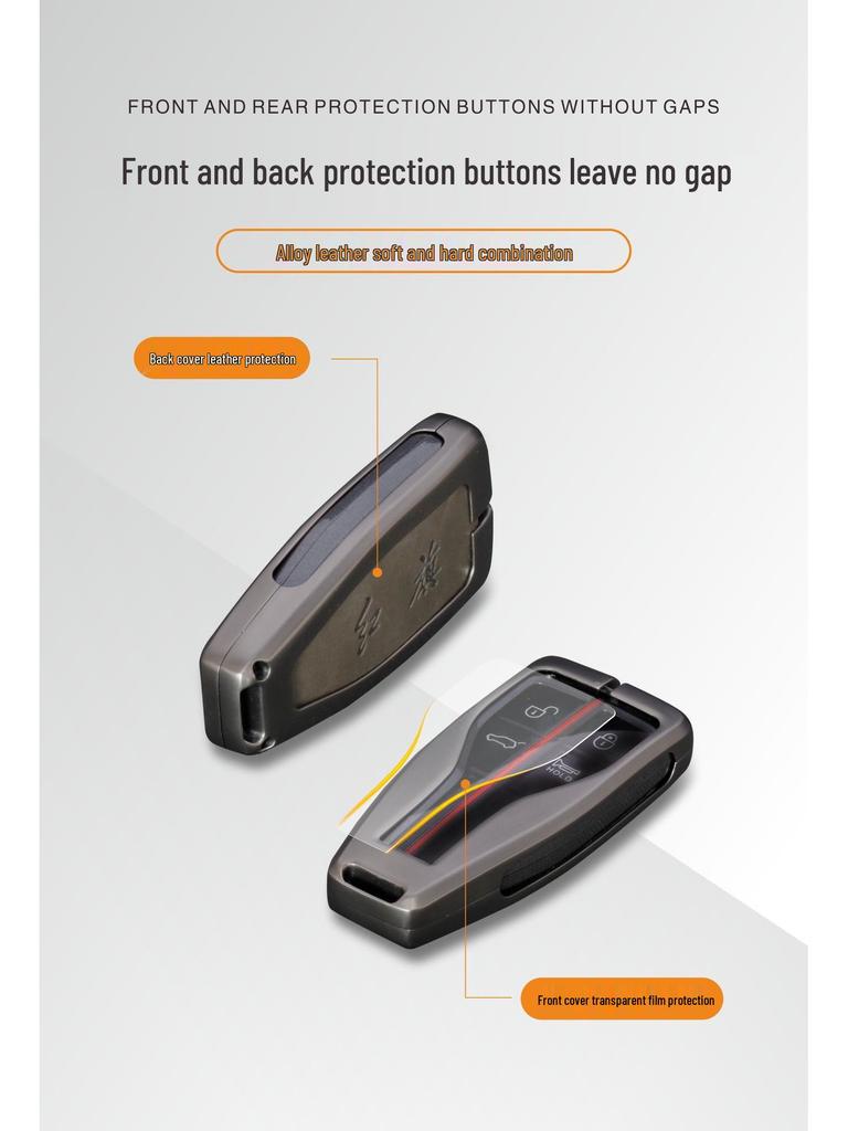 Leather Key Case Set for Hongqi HS5/H7/HS7
