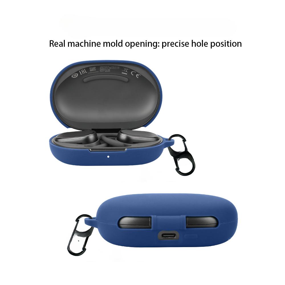 For HONOR TiinLab Case Solid Color Silicone Shockproof Bluetooth Earphone Cover for HONOR Tiin Lab Hearphone Box