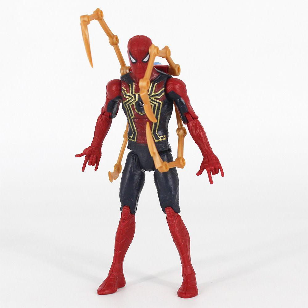 Figuras de Acción LED Vibrantes y Duraderas Vengadores Infinity War Muñeco Capitán de 16 cm Para Niños
