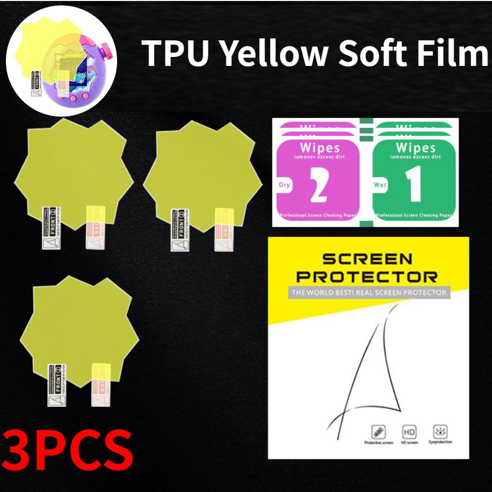 Panel Soft Film for Tamagotchi Paradise Screen Protector Electronic Pets Game Toys Screen Film Anti-scratch Decor Accessories