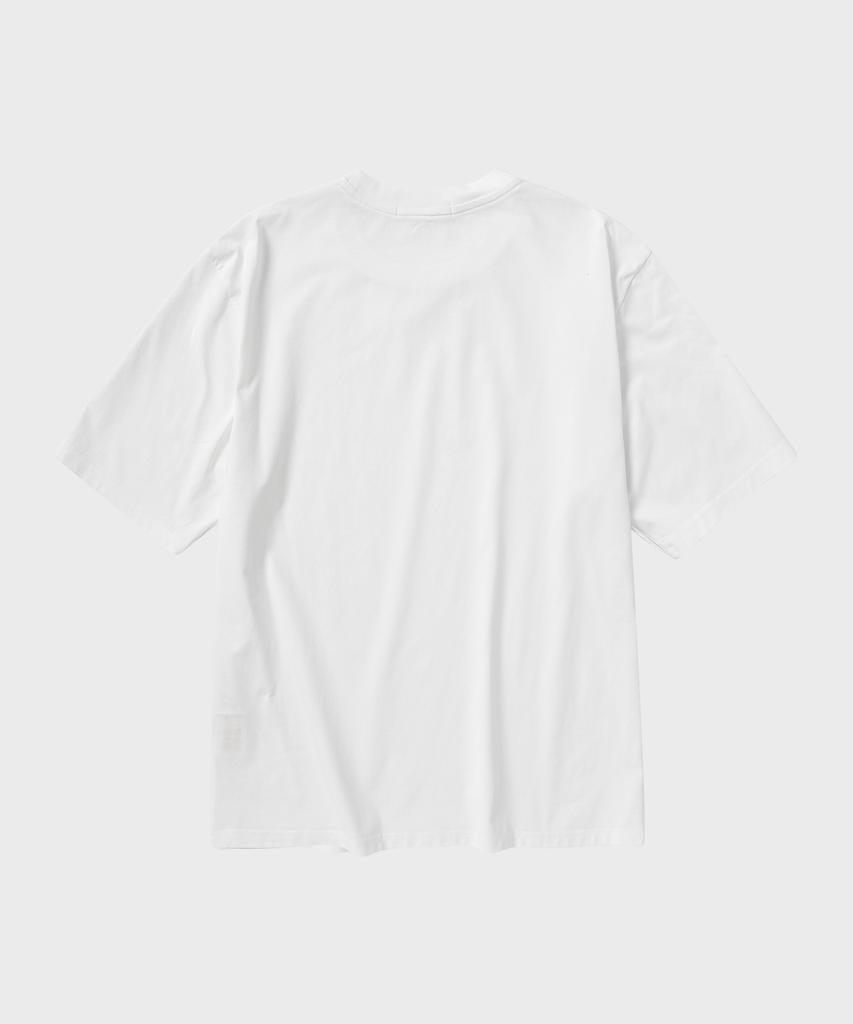 NONBLANK Reporter Cotton Hs T-Shirt_White