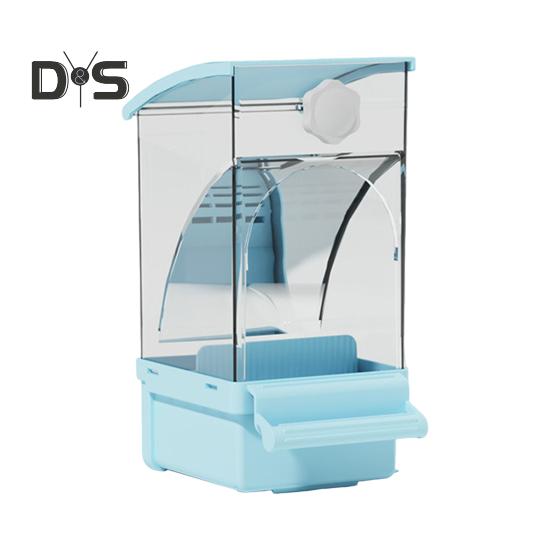 

Годівниця для птахів Прозорий дизайн Велика місткість Стійкий до атмосферних впливів Пилонепроникна Годівниця для колібрі Легка установка синій