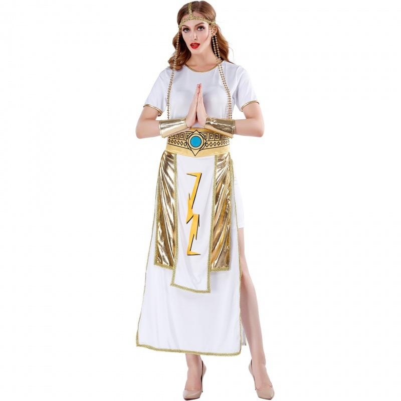 Unisex M-xl Ancient Greek King And Queen Costume Perfect For Fantasy Role Play Events