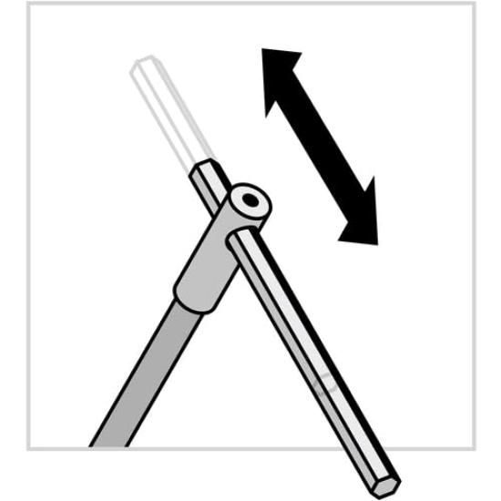 PB SWISS TOOLS Sliding Hex Wrench 1204-4.5