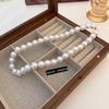 Pearl Necklace French Style Elegant High-End Collarbone Necklace Versatile Simple Choker Accessory