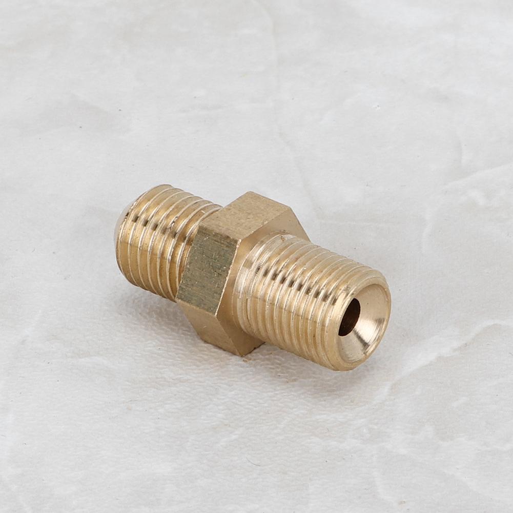 4AN Oil Inlet Feed Adapter with 1.0mm Restrictor for GT28 GT30 GT35R Ball Bearing Turbo