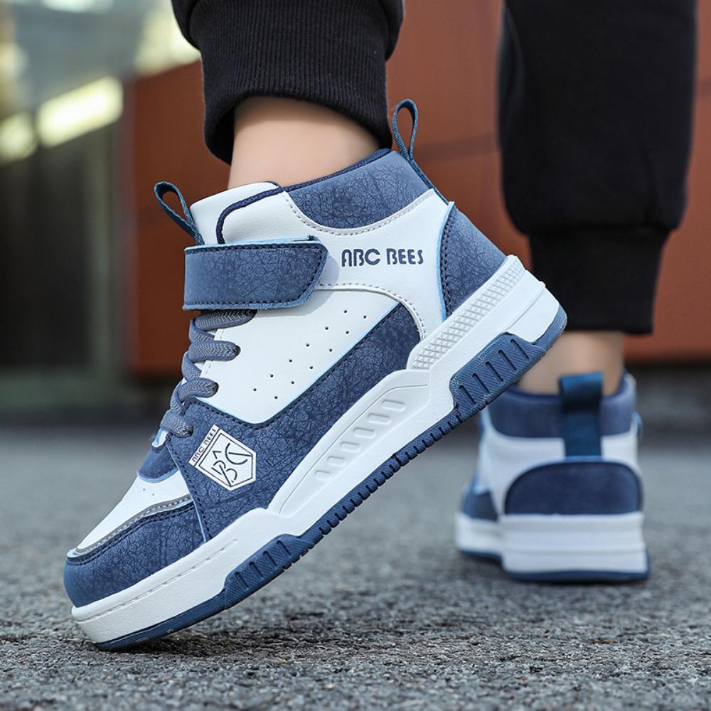 Children Sneaker Boys Shoes Skateboard Kids Casual Shoes Autumn Sports Tennis High Top Sneaker Girls High Top Outdoor Walking